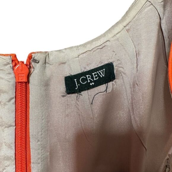 J. Crew Factory Sleeveless Sheath Dress in Coral Size 2 - Picture 16 of 16